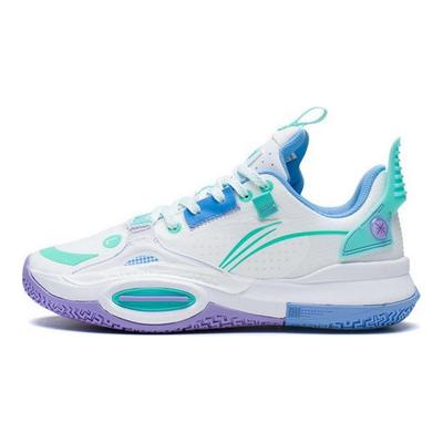 Баскетбольные кроссовки Li Ning All City 10 V1 Low Детские кроссовки Белые Зеленые YKBS024-3