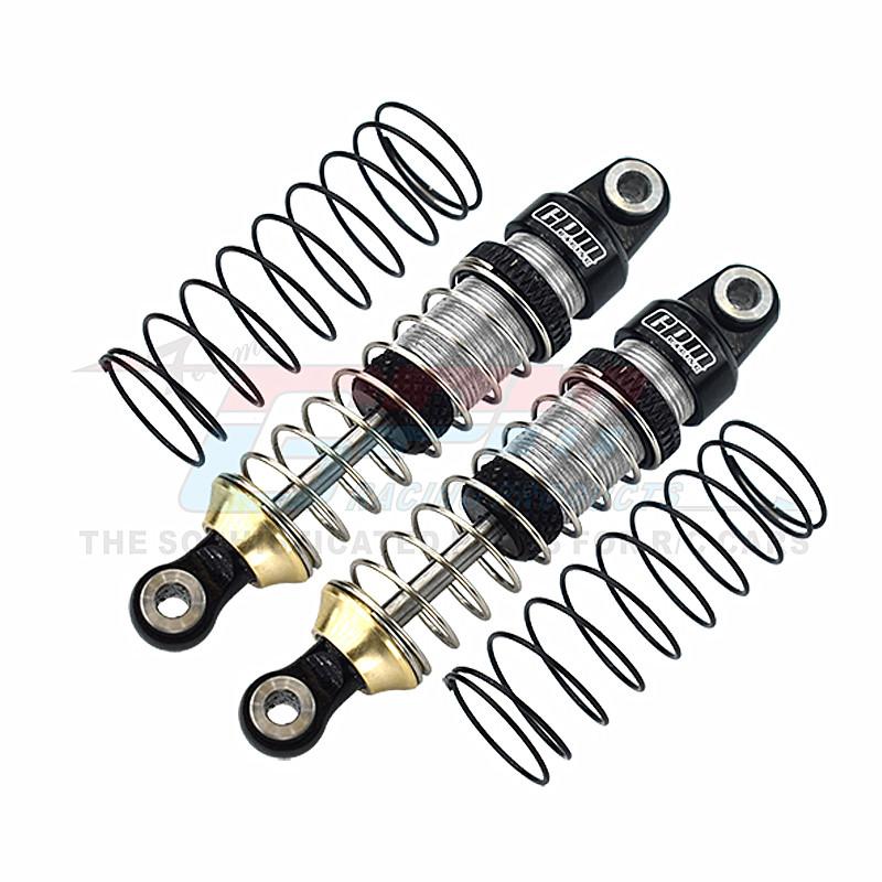 GPM Aluminum Front/Rear Universal Shock Absorbers/Midpoint Distance 52mm 9764 For TRAXXAS-1/18 4WD TRX4M Ford Land Rover 1 Pair