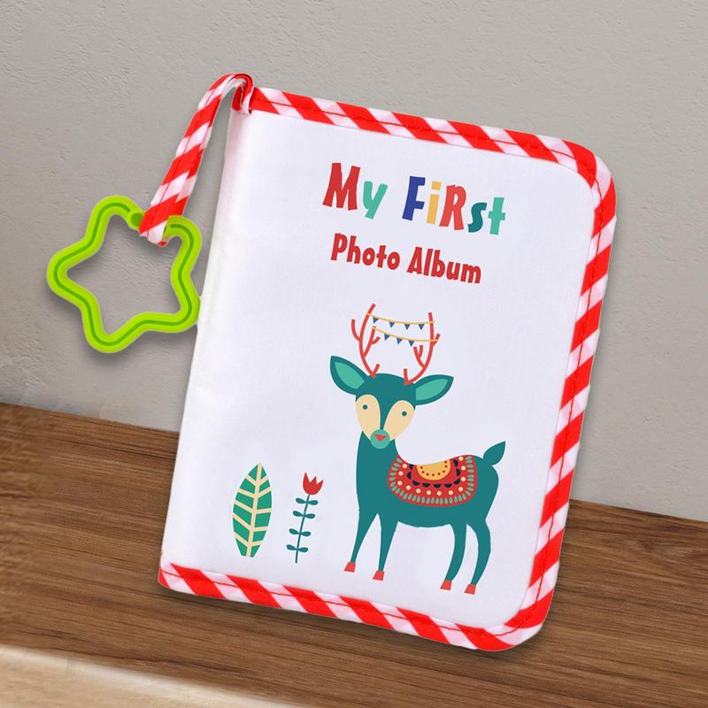 Детская фотокнига, детские фотокниги первого года жизни, эластичная детская семейная книга, фотоальбом для малышей, детский фотоальбом, игрушка для детского душа