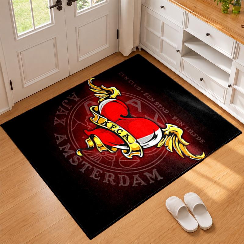 AFC Ajax Carpet Door Mat for Living Room or Bedroom Protective Mat Under Chair Office Decoration Christmas Gift Birthday Present