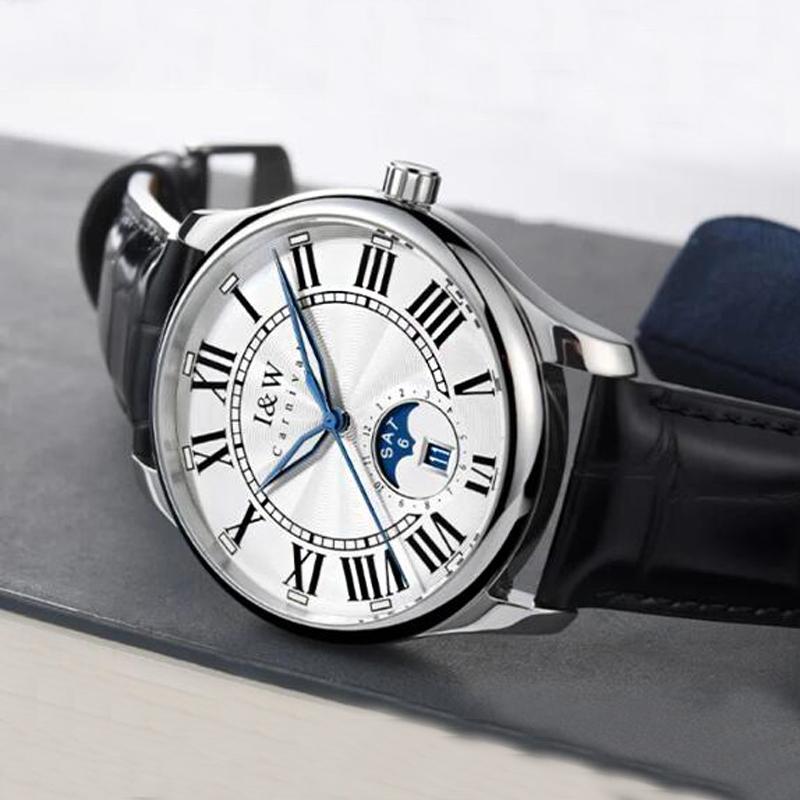 IW Top Brand Luxury Automatic Watch for Men Calendar Week Sapphire Glass Waterproof Miyota Mechanical Movement Watches Reloj
