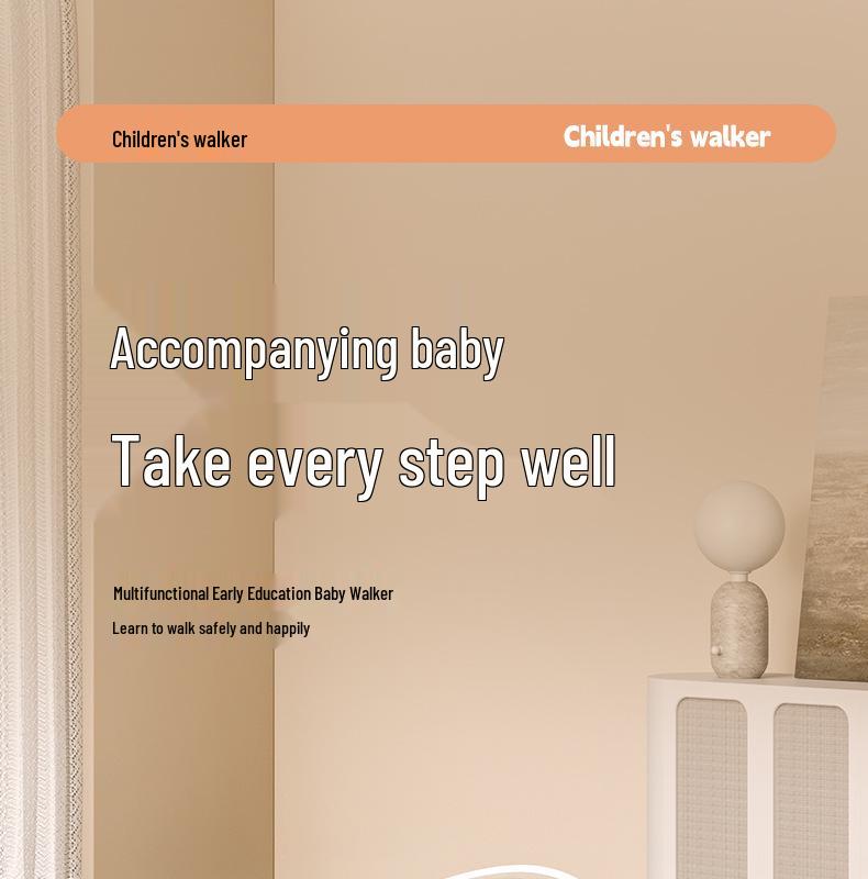 Детские ходунки-каталка «Два в одном» для мальчиков и девочек - Нескользящая, защита от опрокидывания