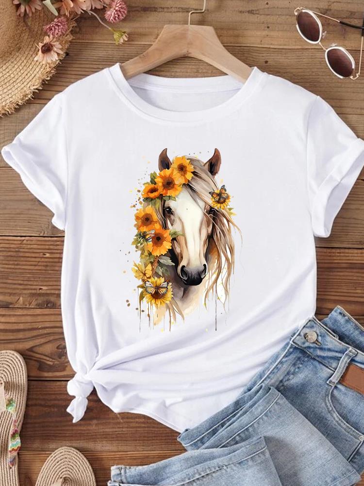 Футболка унисекс Sweet Love Style Trend 90s Футболка с коротким рукавом Верхняя одежда Модный принт Женская повседневная FeUnisex Графические футболки