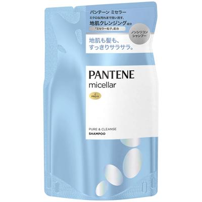 Шампунь Pantene с мицеллами 350 мл, сменный блок Pure, & Очищение, Без силиконов