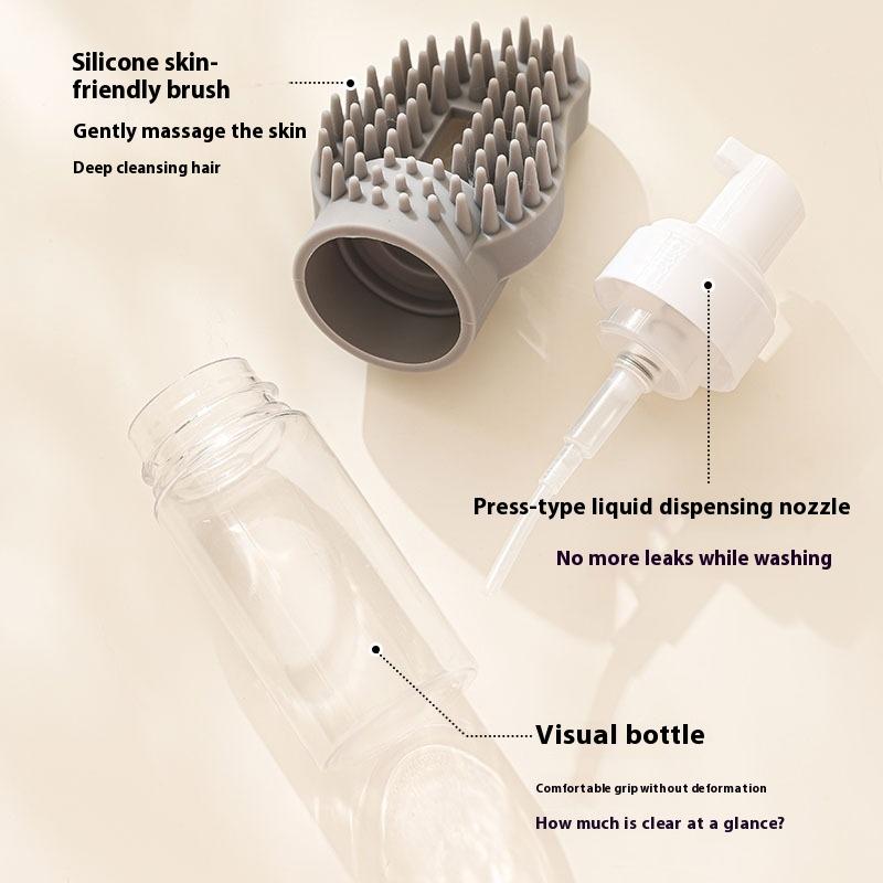 Многофункциональная силиконовая щетка для купания домашних животных, легко моется, для кошек и собак, щетка для купания, массажная щетка, товары для животных