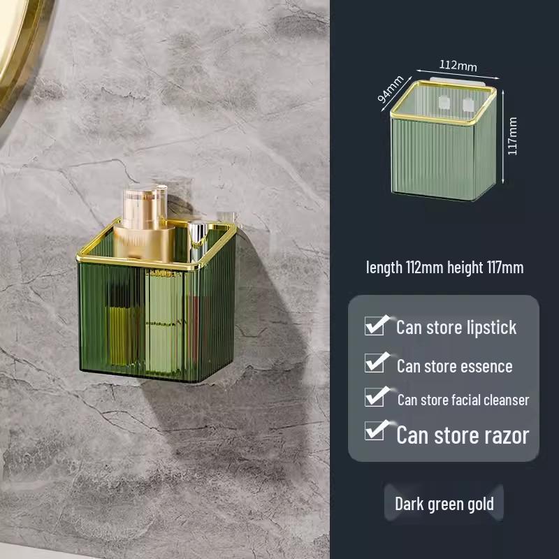 Настенный органайзер для ванной комнаты Lin Zhi для зубной щетки, зубной пасты и расчески (Без перфорации)