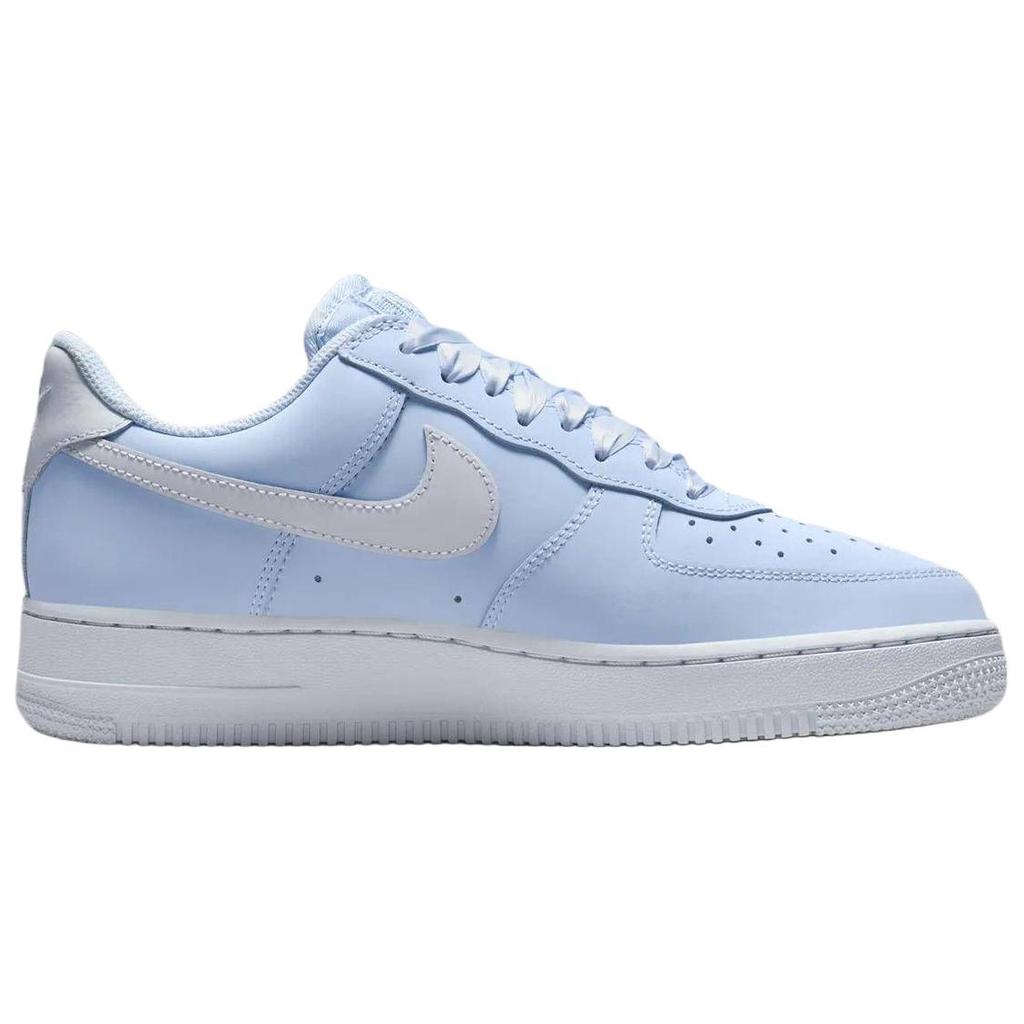 Nike Кроссовки Air Force 1 Дышащие Скейтбордические Женские Светло-голубые Серые IR0871-400