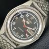 ОРИГИНАЛЬНЫЕ ВИНТАЖНЫЕ МУЖСКИЕ ЧАСЫ SEIKO 5 AUTOMATIC 7019A JAPAN С ЧЕРНЫМ ЦИФЕРБЛАТОМ a702402-5 R124-a702402