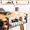 Under Desk Wire Storage Rack Wire Cable Management Under Desk Cable Organizer Wire Cable Tray Office Supplies