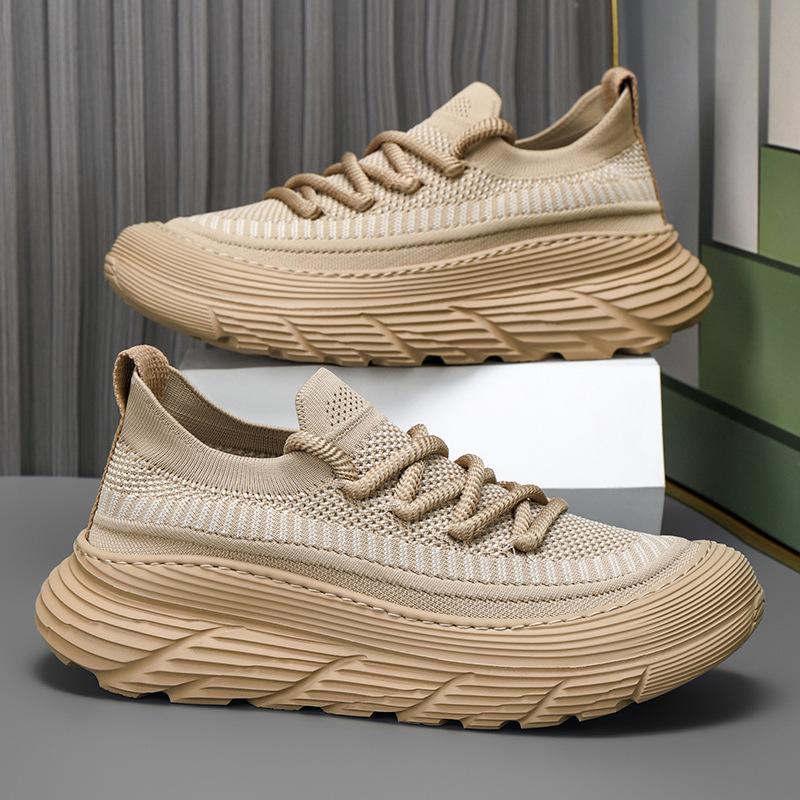 Летние мужские повседневные кроссовки сетчатые кроссовки для мужчин дышащие кроссовки для бега высококачественная мужская повседневная обувь на платформе модные