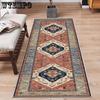 Persian Ethnic Style Long Carpet Dirt Resistant and Wear-resistant Floor Mat Bathroom Absorbent Foot Mat