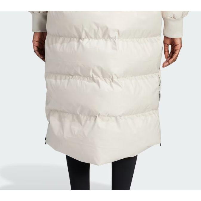Adidas X Stella McCartney Truenature Длинная стеганая куртка Женская куртка Off-White IP1361