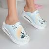Women’s Anti-Slip Medical Clogs - Panda Printed - Orthopedic Comfort for Nurses, Doctors, Midwives, Dentists, and More