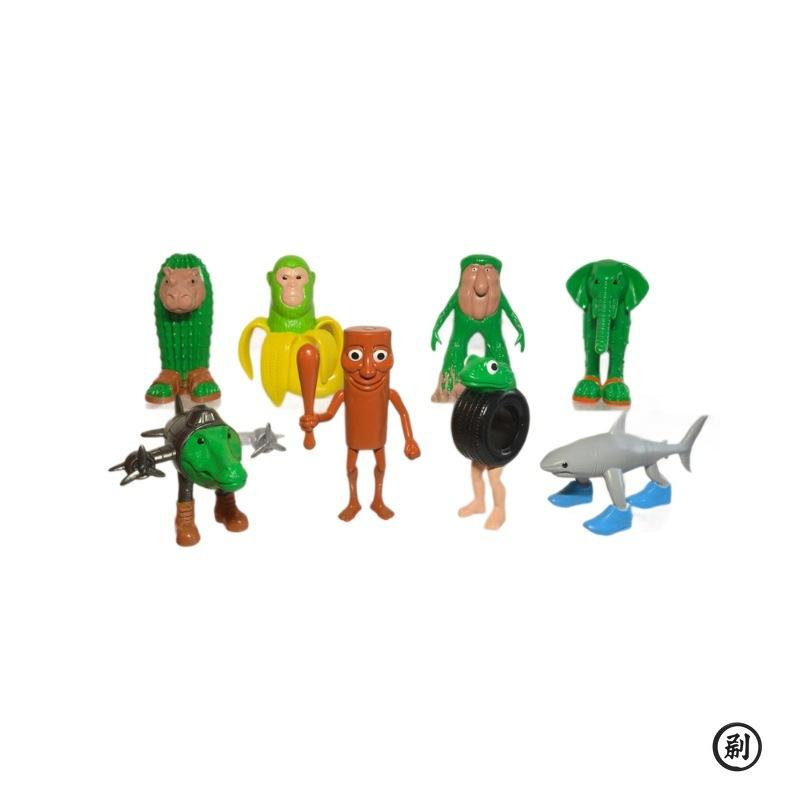 8 шт. ТонгтунгтунгСахур Итальянский Мозголом Деревянная Палочка Куклы Украшения Настольный Декор Тралалеро Тралала Украшения для Подарка Ребенку