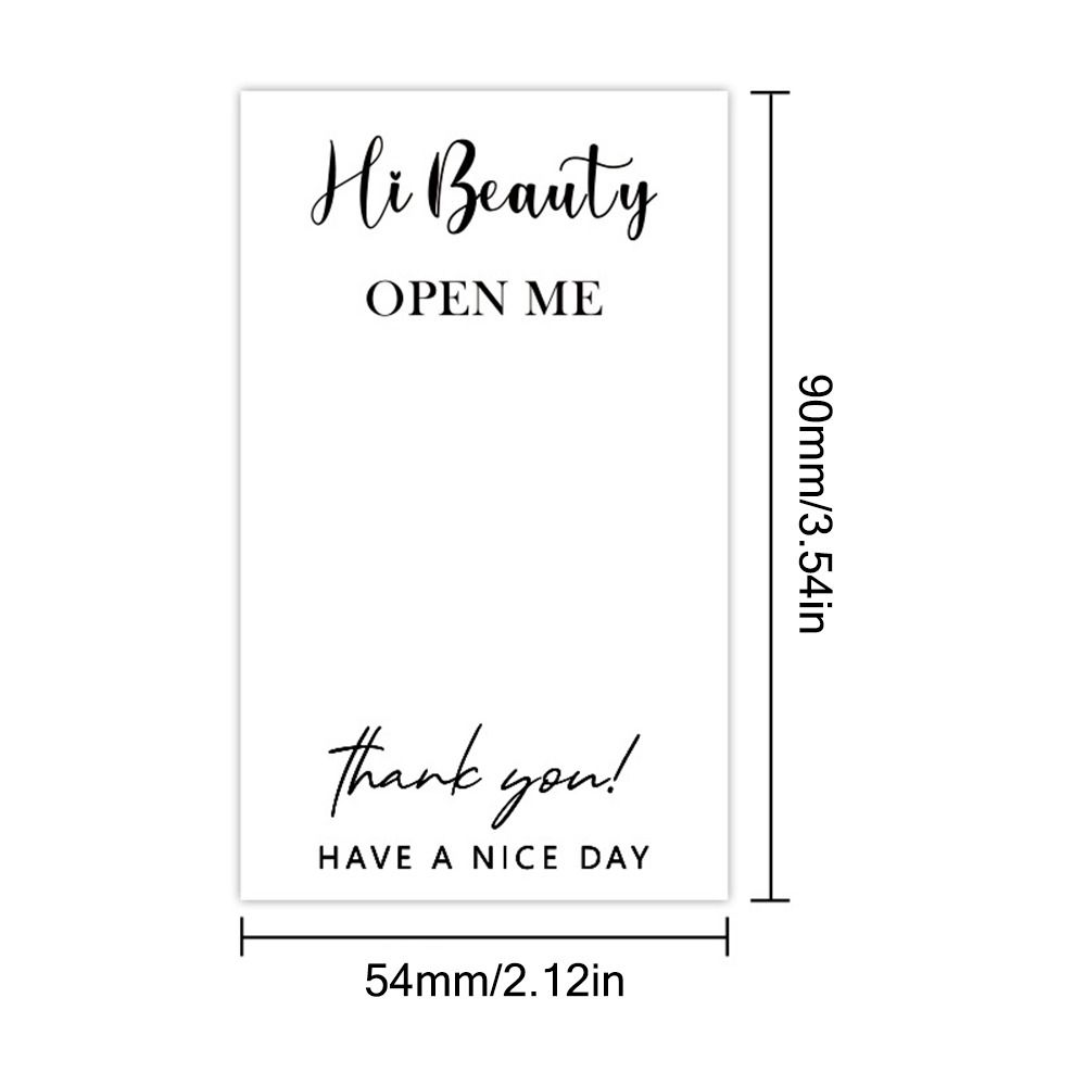 50PCS Commodity Packaging Thanks Decals 5.4*9cm Flower Sealing Labels Event