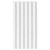 Insect Screen Door Curtain Chenille Light Grey and White 100 x 200 cm