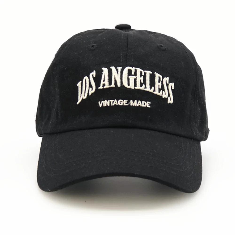 Унисекс Хлопковая Бейсболка Модная Вышивка Мягкий Верх Ретро Кепка Snapback