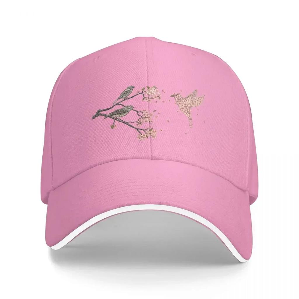Blossom Bird Cap Fashion Casual Baseball Caps Adjustable Hat Hip Hop Summer Unisex Baseball Hats Customizable Polychromatic
