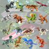16pcs Dinosaur Jurassic Figures Fits Blocks Kids Toy Table Presents Docoration