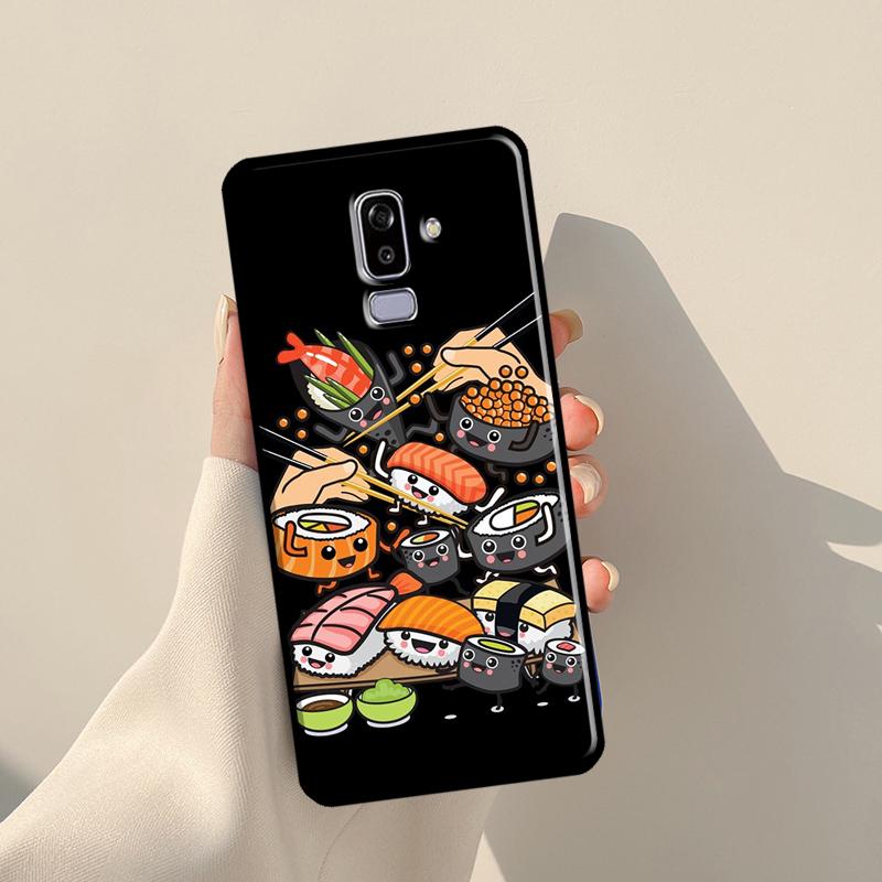Еда Суши Для Samsung J3 J5 J7 J510 J310 J330 J710 J730 J1 A3 A5 2016 2017 J4 J6 Plus J8 2018 Чехол