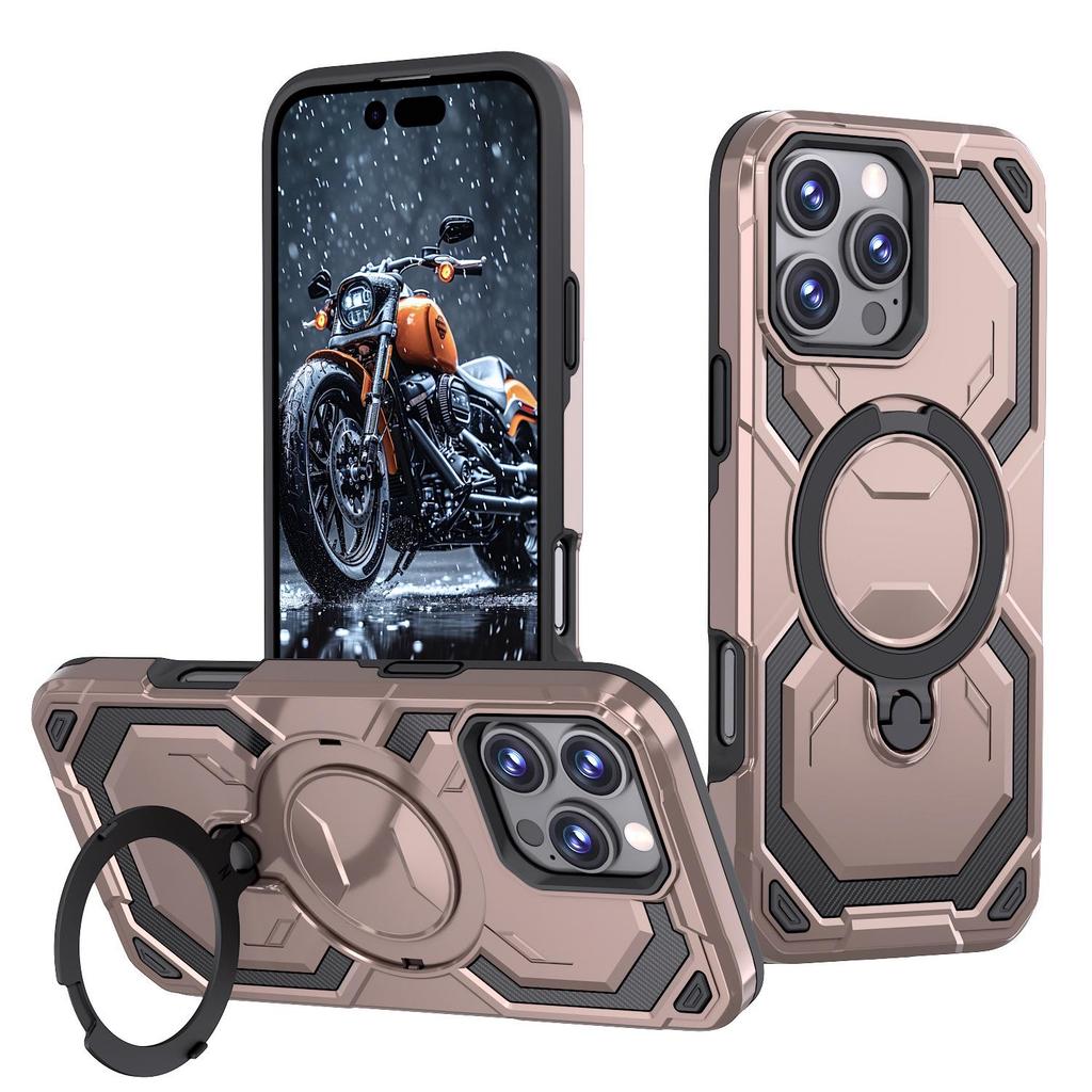 Противоударный магнитный чехол Warrior для iPhone 17 Pro Max: Защитная крышка-броня с теплоотводом