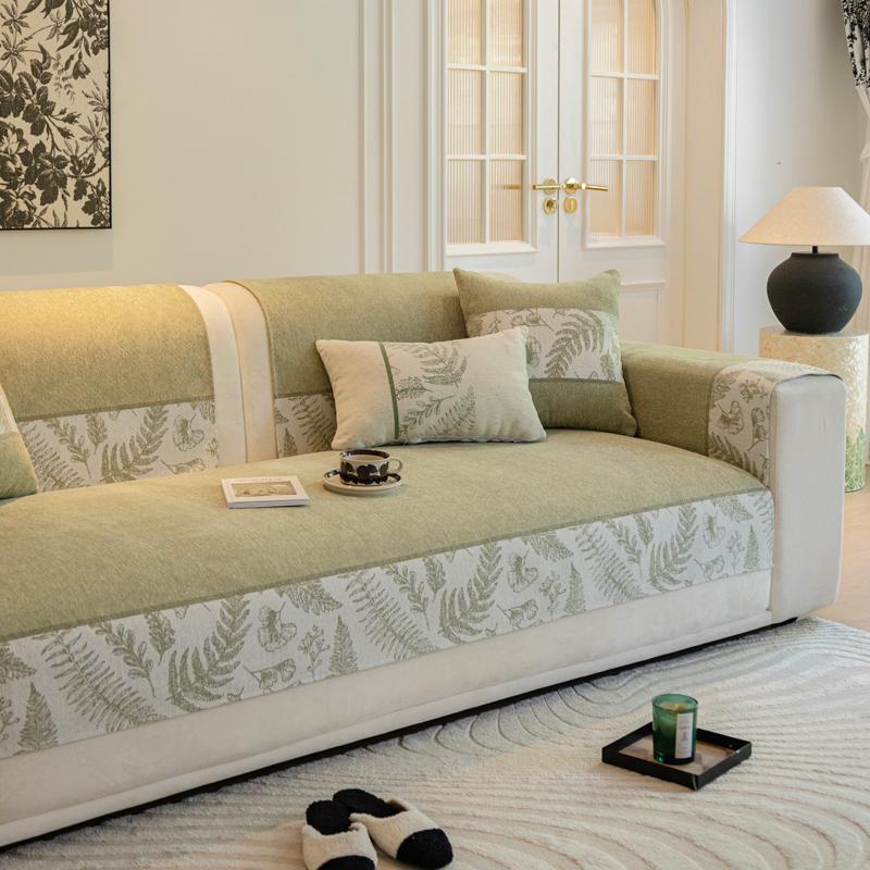 Подушка для дивана из синели, универсальный чехол на все сезоны, универсальный чехол, современный легкий роскошный чехол, нескользящая подушка против кошачьих царапин