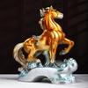 Немедленный успех Zhaocai Богатство Привлечение Лошади Украшения Главная Гостиная Фойе Офис Винный Шкаф Декор Подарок Открытие Компании