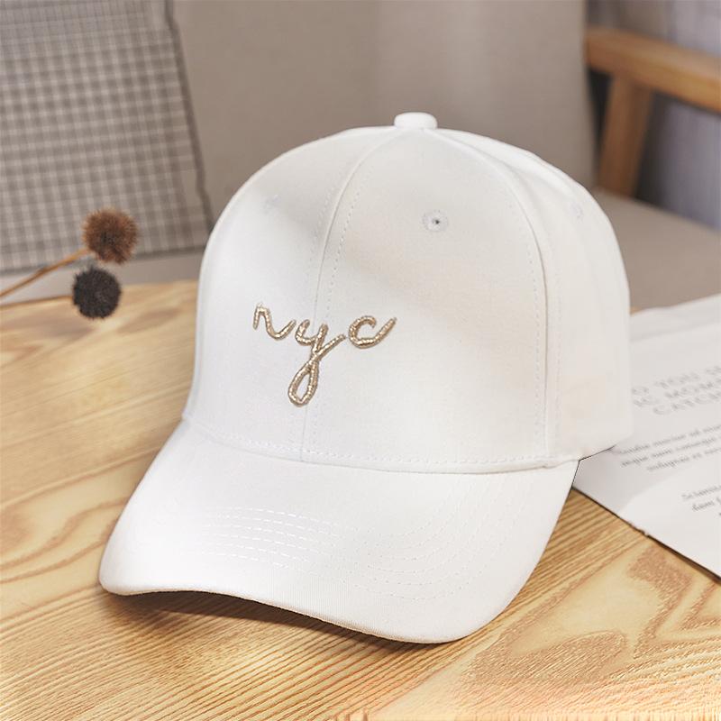 Шляпа женская новая солнцезащитная летняя бейсболка конфетного цвета с вышитыми буквами кепка с козырьком для пары мужская шляпа с козырьком