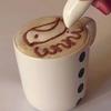 Ручка для вырезания кофе Ручка для рисования Многоразовая ручка для украшения торта Электрическая ручка для латте-арта Ручка для украшения специями капучино