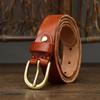 2.6 см женские ремни из натуральной кожи высокого качества из натуральной кожи для женщин, фирменный ремень с латунной пряжкой, ковбойский женский пояс