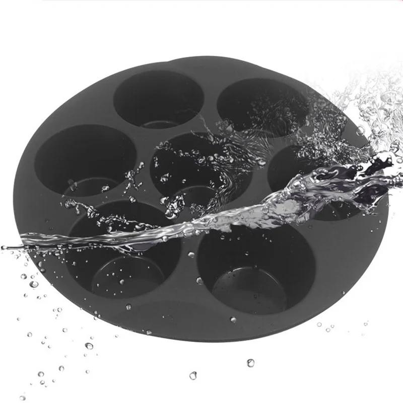 7 Даже торт Маффин Чашка Для Фритюрницы Аксессуары Формы Для Кексов Для Выпечки Формы Для Выпечки Силиконовый Коврик Антипригарное Посуда Кондитерские Изделия Инструменты Бесплатно