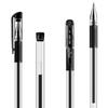 Deli 6600 0.5mm Bullet Tip Black Gel Pen (12-Pack)