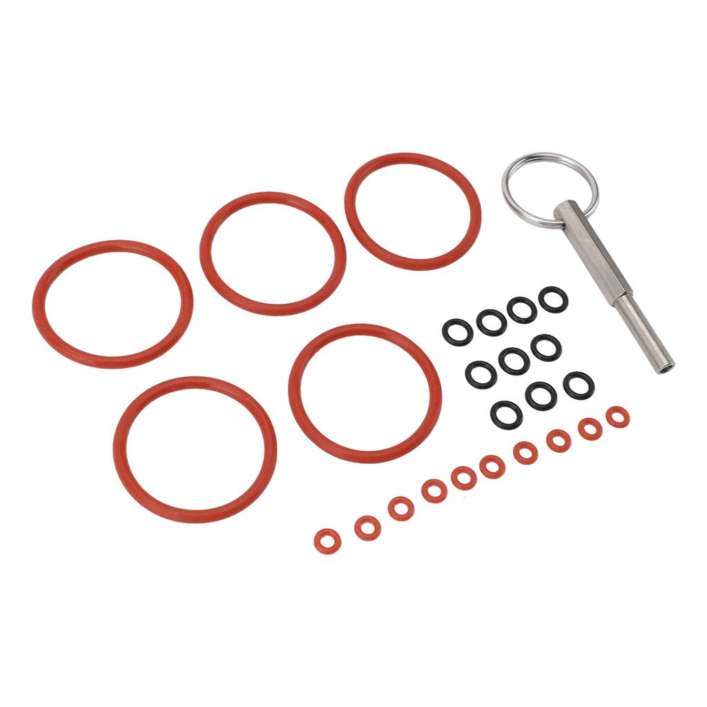 25 шт. набор уплотнительных прокладок для кофемашины силиконовая замена O-образного контура с инструментом для ремонта для Coffee Mac