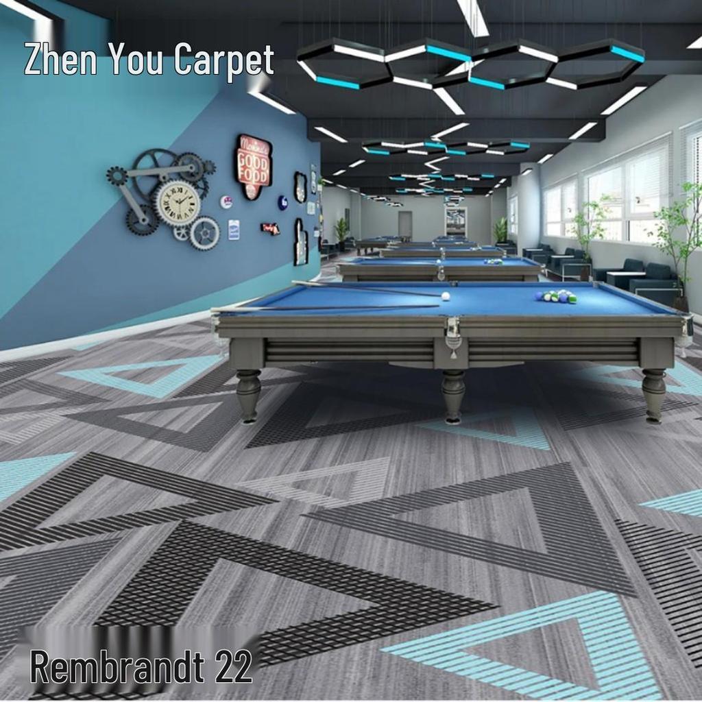 Огнестойкий, Прочный, Невыцветающий Нейлоновый Ковер для Бильярдной 650г