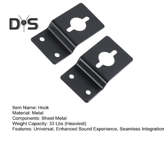 2 шт. настенных кронштейнов для динамиков, прочные кронштейны для динамиков, универсальная подвеска для динамиков для любителей музыки