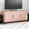 VidaXL TV Cabinet, Television Stand with Doors, TV Stand with Storage Living Room, Pink 100.5x39x43.5 846645