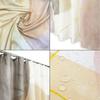 4pcs Shower Curtain Set With Shower Curtain And Rugs  Abstract Block Non-Slip Bath Mat Toilet Lid Cover 12 Hooks Bathroom Decor