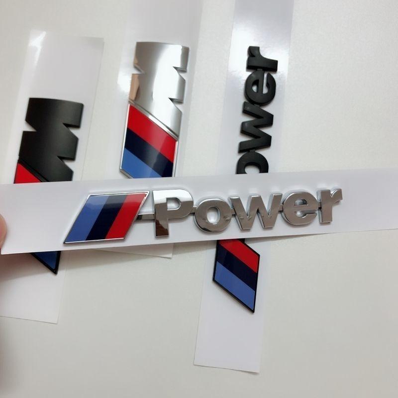 NAZF2 For BMW 1 3 5 7 Series M Performance Emblem M3 M5 X1 X3 X5 X6 E46 E36 Rear Luggage Compartment Logo Sticker Metal Sticker M Logo