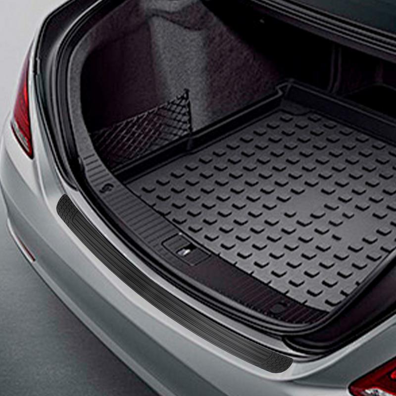 Защитная накладка на порог двери из ПВХ, защита кромки бампера, полоса, стайлинг автомобиля, противоударная лента, наклейка, аксессуары для внедорожника, минивэна 104*8,5 см