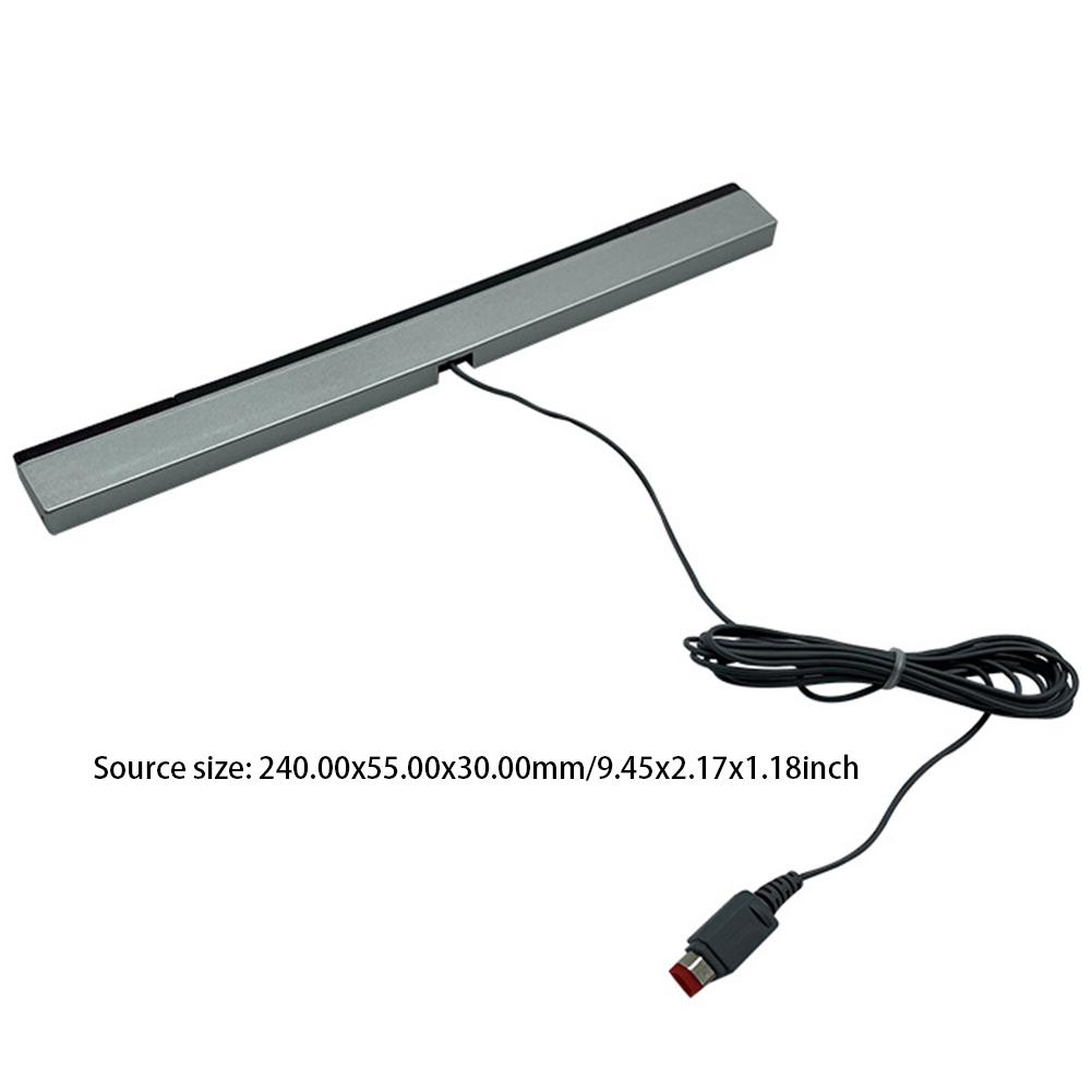 Infrared IR Signal Ray USB Plug Remote Infrared Ray IR Inductor Bar with Extension Cord Wired Motion Sensor Bar for Nintendo Wii