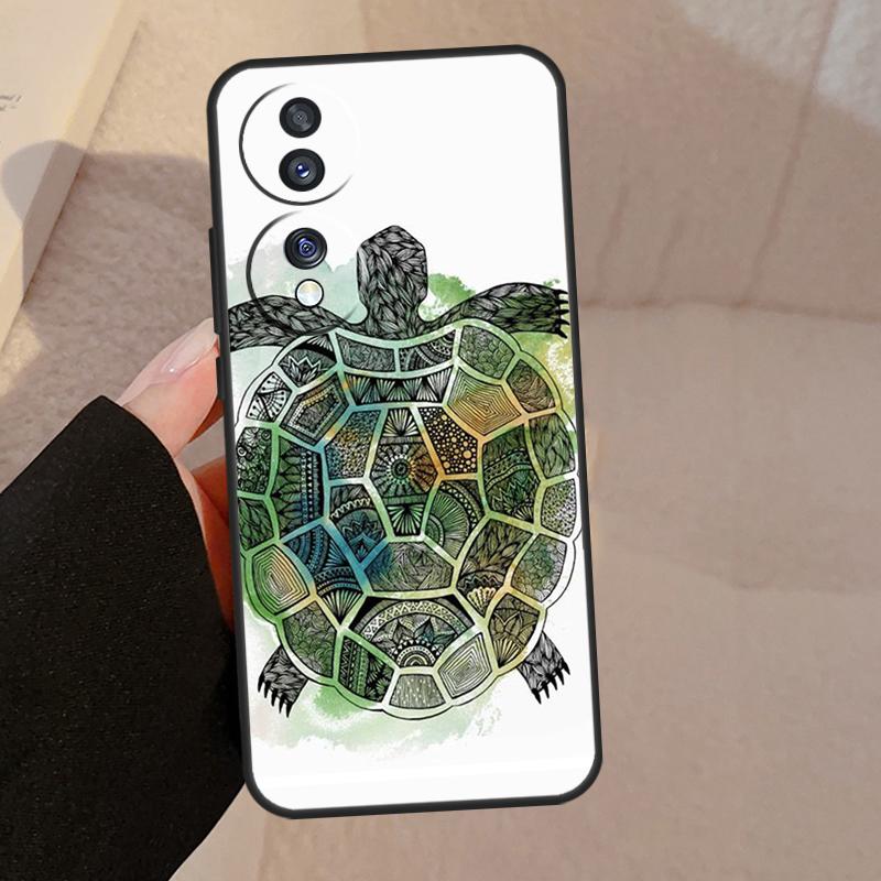 Чехол с морской черепахой для Honor Magic 5 Pro 50 70 90 Lite Honor 8X 9X X9b X9a X8a X7a X6a X6 X7 X8 X9