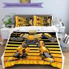 3pcs Bumblebee pattern bedding set duvet cover set includes duvet cover &pillowcases, perfect all season bedroom decoration & gift