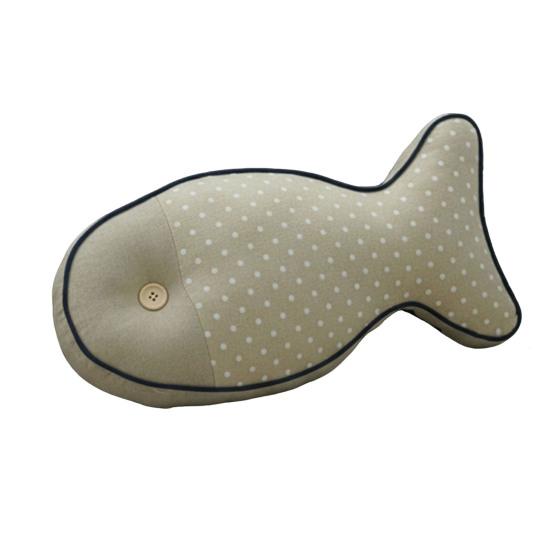 Морская рыба Холщовая подушка Полосатая подушка в форме рыбы Набивная плюшевая игрушка Подушка для обнимания Подкладка для спины Диван Спальня Гостиная Украшение