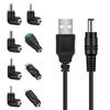 Гибкий электронный зарядный кабель Набор Шнур питания USB-интерфейс на несколько штекеров с совместимостью Идеально для гаджета