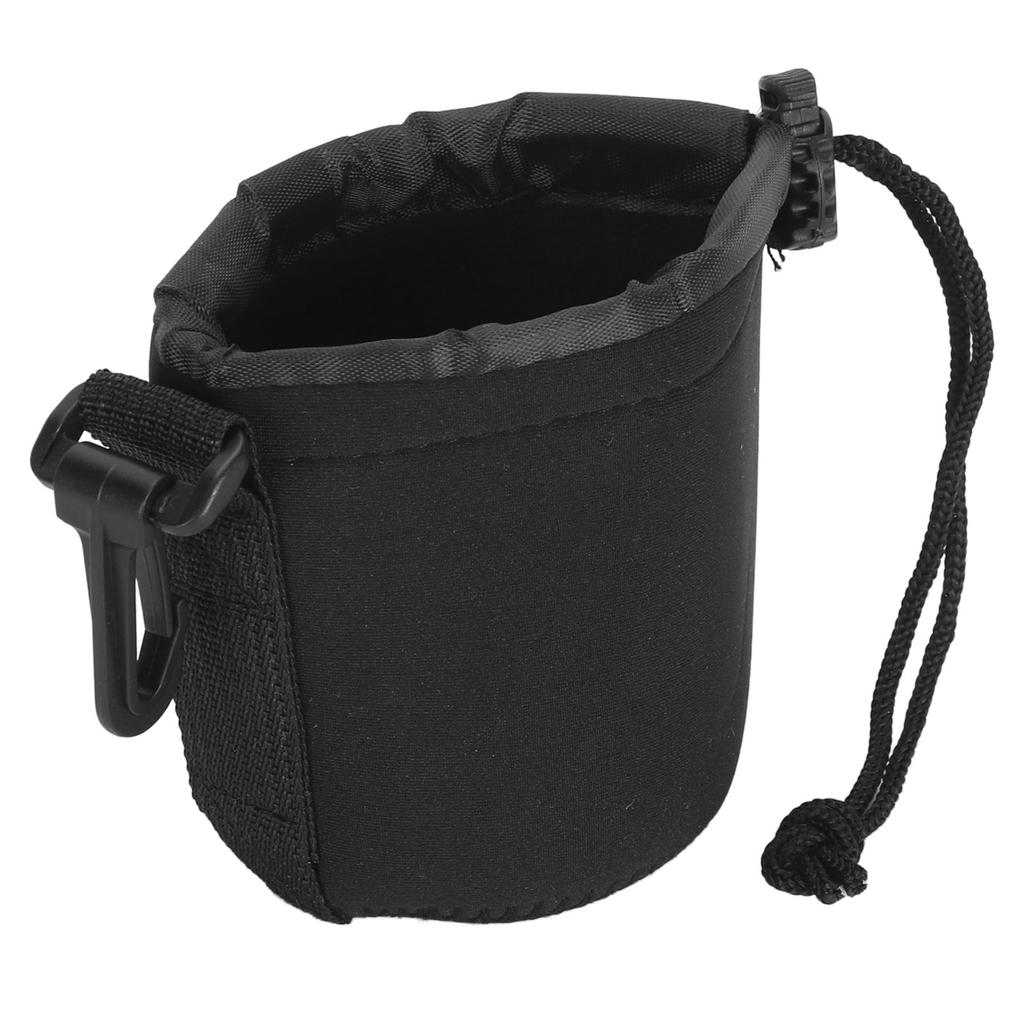 Camera Lens Bag Waterproof Shockproof Scratch Resistant Protective Lens Pouch with Hook for EF 50mm F 1.8 II