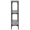 Vidaxl Stolik Konsolowy, Szary Dąb Sonoma, 100X22,5X75 Cm