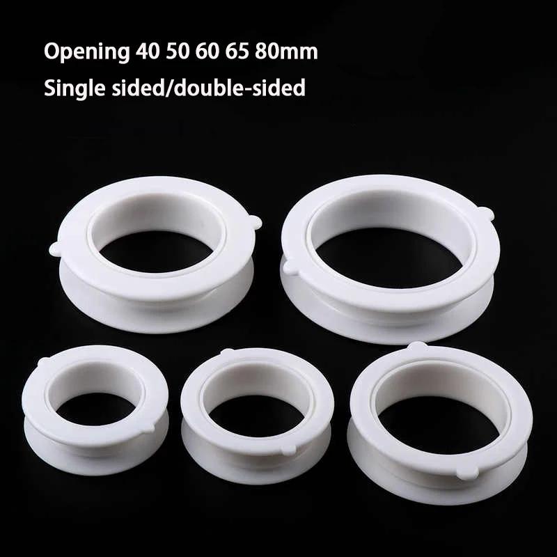 Plug Single/Double-Sided Plastic Water Outlet Drain Ring Water Pipe Hole Cover Decorative Cover Drain Ring Opening Cover Plug