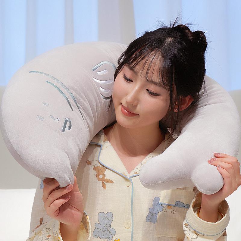 Длинная подушка-рыба, девочки спят на кровати, тряпичная кукла для ног, кукла соленая рыба, спящая на боку, плюшевая игрушка для мальчика