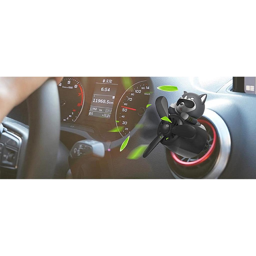 Car Air Freshener Smell In The Styling Vent Perfume Diffuser Bear Pilot Rotating Propeller Fragrance Air Fresheners Clip