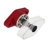 Power Distribution Stud Junction Post Red 3 8in 300A with Transparent Cover For Motor ATV Ship Electrical Equipment